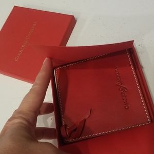 Carrera y Carrera leather notepad. Nwot original box.